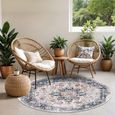 Huntington Round Rug - HTB2300 - Multicolour Beach - 160cm x 160cm