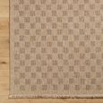 Mirage Rug - Jute Look Checkered - MGE2310 - Brown - Sizes Available
