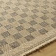 Mirage Rug - Jute Look Checkered - MGE2311 - Brown - Sizes Available