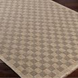 Mirage Rug - Jute Look Checkered - MGE2311 - Brown - Sizes Available