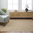 Mirage Rug - Jute Look Checkered - MGE2311 - Brown - Sizes Available