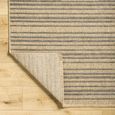 Mirage Rug - Jute Look Striped - MGE2308 - Cottage Brown - Sizes Available