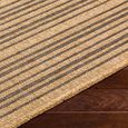 Mirage Rug - Jute Look Striped - MGE2308 - Cottage Brown - Sizes Available