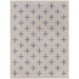 Tuareg Rug - TRG2358 - Ivory & Blue - Sizes Available