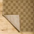 Pismo Rug - Beach Jute Checkered - PMB2310 - Brown - Sizes Available