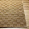 Pismo Rug - Beach Jute Checkered - PMB2310 - Brown - Sizes Available