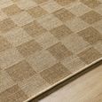 Pismo Rug - Beach Jute Checkered - PMB2310 - Brown - Sizes Available