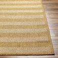 Pismo Rug - Beach Jute Striped - PMB2302 - Brown - Sizes Available