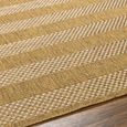 Pismo Rug - Beach Jute Striped - PMB2302 - Brown - Sizes Available