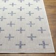 Tuareg Rug - TRG2358 - Ivory & Blue - Sizes Available