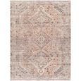 Amelie Rug - Machine Washable Traditional Boho - AML2384 - Cider Orange - Sizes Available