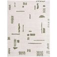Fossay Rug - Machine Washable Modern Shaggy - FSG2302 - Beige & Green - Sizes Available