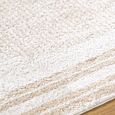 Fossay Rug - Machine Washable Modern Shaggy - FSG2306 - Beige - Sizes Available