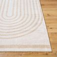 Fossay Rug - Machine Washable Modern Shaggy - FSG2311 - Beige - Sizes Available