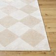 Fossay Rug - Machine Washable Modern Shaggy - FSG2324 - Beige - Sizes Available