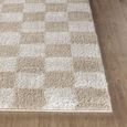 Fossay Rug - Machine Washable Modern Shaggy - FSG2329 - Beige - Sizes Available