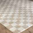 Fossay Rug - Machine Washable Modern Shaggy - FSG2329 - Beige - Sizes Available