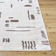 Fossay Rug - Machine Washable Modern Shaggy - FSG2300 - Ivory - Sizes Available