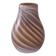 Glass Vase - Brown