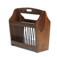 Cube Sheesham Magazine Rack