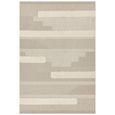 Clearance - Easy Monty Rug - 80cm x 150cm - Geometric - MN06 - Natural and Cream - FSS16539
