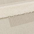 Clearance - Easy Monty Rug - 80cm x 150cm - Geometric - MN06 - Natural and Cream - FSS16539