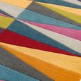 Clearance - Contemporary Design Funk Rug - 140cm x 200cm - Triangles 08 - Multi Colour - FSS16475