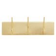 Clearance - Haaoy Coat Rack - 3 Hooks - Golden Metal - FSS15552
