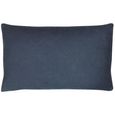 Clearance - Furn Mahal Geometric Cushion - 30cm x 50cm - Navy Blue - FSS15926