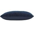 Clearance - Furn Mahal Geometric Cushion - 30cm x 50cm - Navy Blue - FSS15926