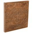 Artwork Carved Wall Art - Square - Mango Wood