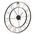Lincoln Wall Clock - Round - Skeleton - BLincolnk Metal