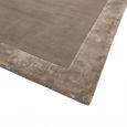 Clearance - Contemporary Plain Ascot Rug - 200cm x 290cm - Taupe - FSS17306