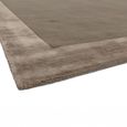 Clearance - Contemporary Plain Ascot Rug - 200cm x 290cm - Taupe - FSS17306