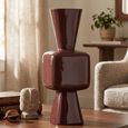 Lane Vase - Sable Brown - Metal