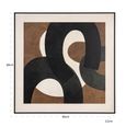 Euphoria Wall Art - Brown - Left