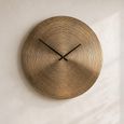 Aden Wall Clock - Round - Gold - Metal