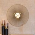 Audrey Wall Clock - Round - Gold - Metal
