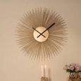 Chasin Wall Clock - Round - Gold - Metal