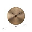 Aden Wall Clock - Round - Gold - Metal