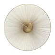 Audrey Wall Clock - Round - Gold - Metal