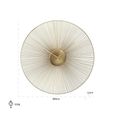 Audrey Wall Clock - Round - Gold - Metal
