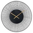 Blunt Wall Clock - Round - Black - Metal