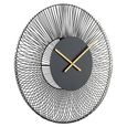 Blunt Wall Clock - Round - Black - Metal