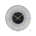 Blunt Wall Clock - Round - Black - Metal