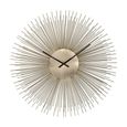 Chasin Wall Clock - Round - Gold - Metal