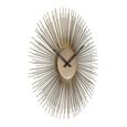 Chasin Wall Clock - Round - Gold - Metal