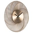 Denver Wall Clock - Round - Gold - Metal