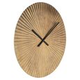 Mace Wall Clock - Round - Gold - Aluminium