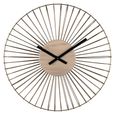 Wirle Wall Clock - Round - Gold - Metal